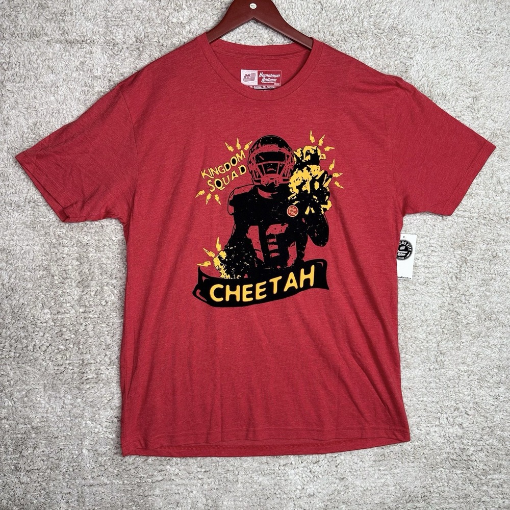 Kansas City Chiefs T-Shirt‎ Women's XL Hometown Anthem Red Throwback Tyreek Hill